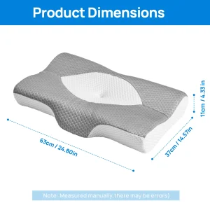 Cervical Neck Ergonomic Memory Foam Double Sided Pillow