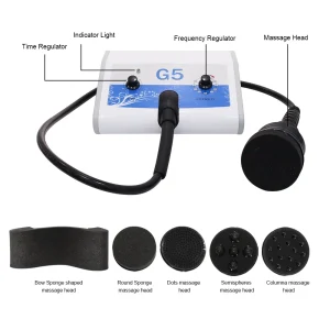 AOKO G5 Vibrating Massage Machine With 5 Massage Heads