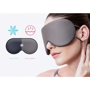 Sleep Mask, Super Soft Cloth Sides & Adjustable Straps