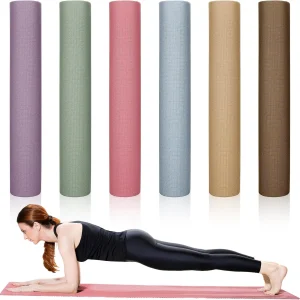 6 Pack Yoga Mats Bulk 68 x 24 Inches Non-slip mats