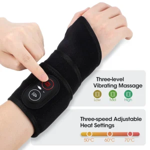 Electric Red Light Hand Wrist Heated Vibration Massager