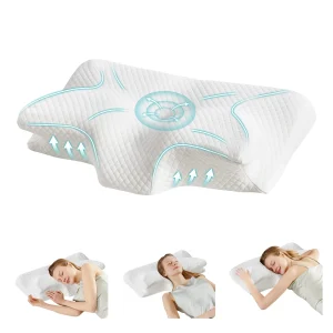 Ergonomic Cervical Pillow Side Sleeper Memory Foam