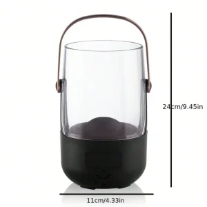 200ml Flame Humidifier Diffuser LED Colors, USB, Auto Off