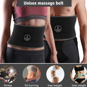EMS Electric Pulse Massage Belt USB Rechargeable